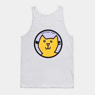 Portrait of Yellow Cat Tank Top